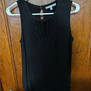Daniel Rainn Black Sleeveless Top